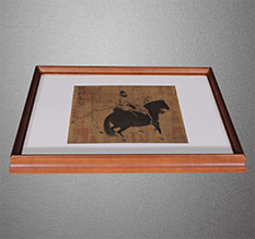 五莲书画装裱配框服务案例